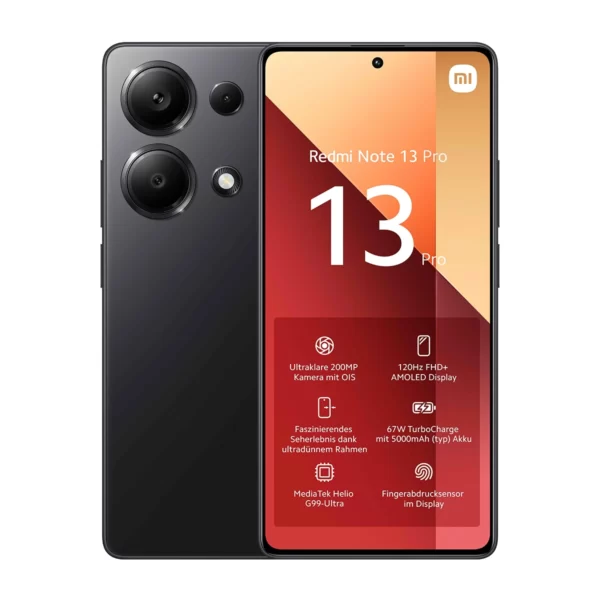 گوشی موبایل شیائومی مدل redmi note 13 pro دو سیم کارت ظرفیت 256 و رم 8 گیگابایت